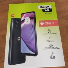 Straight Talk Wireless Moto g 5G 128GB cell phone open box locked 2023- new