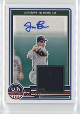 2023 USA Baseball Stars & Stripes Signature Materials /200 Jake Brown Auto 0j81
