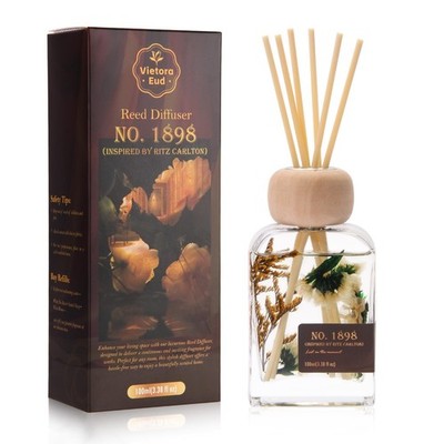 Luxury Hotel Scent Reed Diffuser 100ml (3.38oz) | No.1898 Hotel Collection Di...