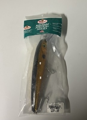 Manns Bait Company Stretch 30+ Textured Gold/Black 6oz/ *DISCONTINUED LURE