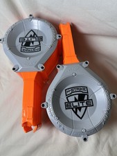 Lot of 2 Nerf N-Strike Elite 25 Round Dart Drum Magazine Ammo Clip - No Darts