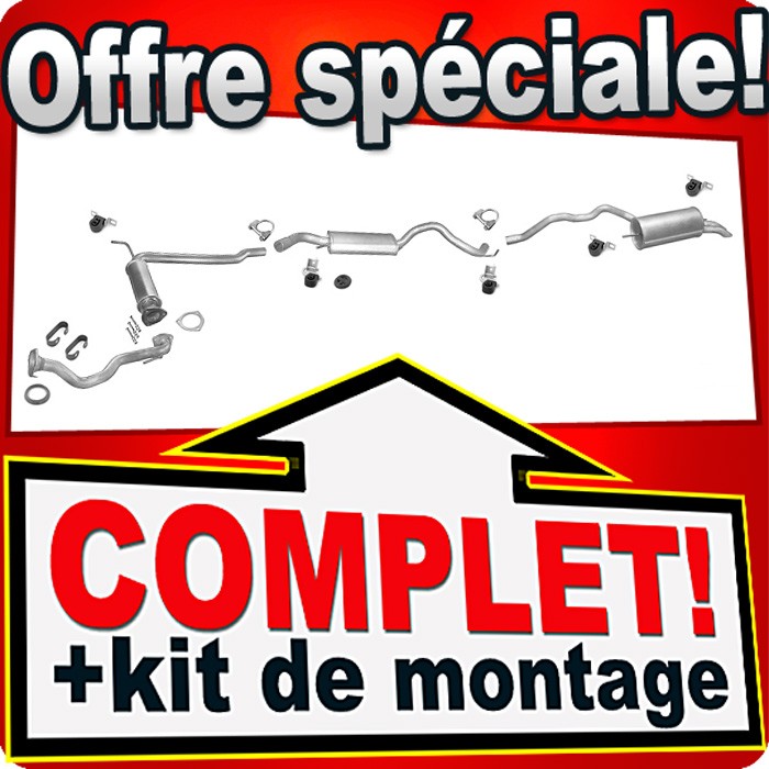 Ligne échappement VW T4 2.5 TDi pour restaurer le système Syncro court 1998