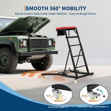Engine Topside-creeper Height Adjustable 49 To 69 400 Lbs Car Repair Ladder