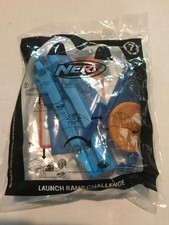 McDonald's Happy Meal Toy "NERF" 7 LAUNCH RAMP CHALLENGE MIB, coin flip game