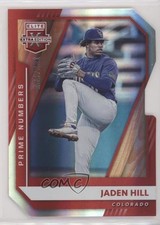 2021 Panini Elite Extra Edition Prime Numbers C Die-Cut /231 Jaden Hill #44 0q3