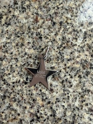 Sterling Silver Star Charm Engraved 