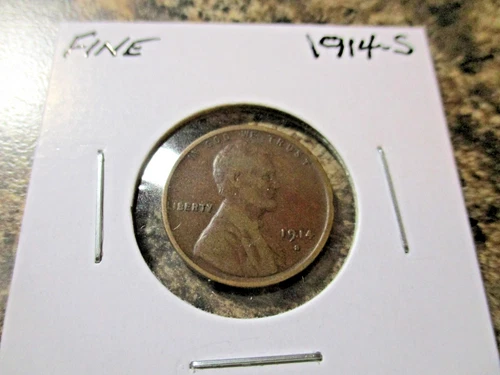 1914-S LINCOLN CENT FINE    100