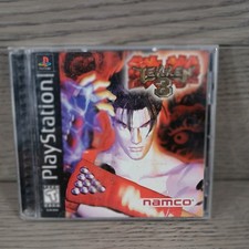 Tekken 3 PS1 Playstation 1 Black Label Tested Working Complete CIB