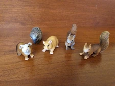 Schleich Rodent Lot Squirrel Hedgehog Guinea Pig Hamster Vintage Retired