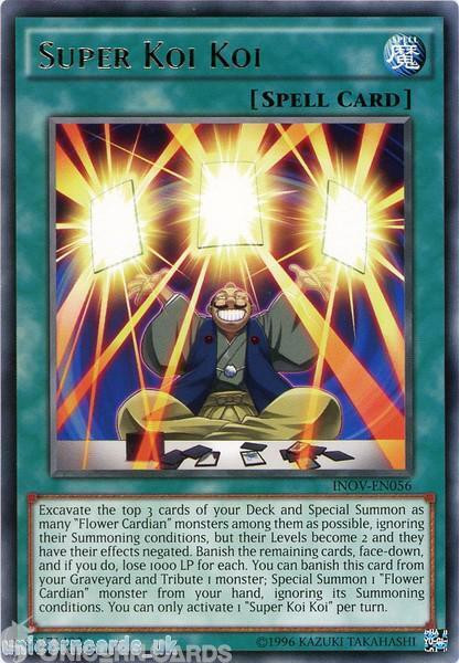 INOV-EN056 Super Koi Koi Rare UNL Edition Mint YuGiOh Card