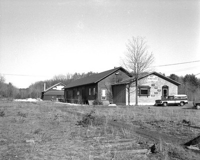 Sanford & Eastern (S&E) - offices/shop - Springvale, ME - Original B&W Negative