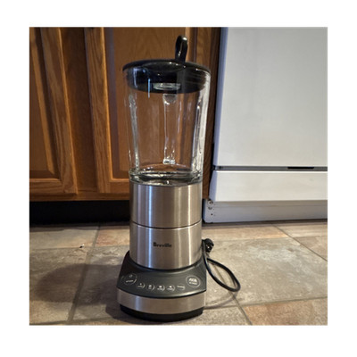 Breville BBL550XL Ikon Blender Glass Pitcher 4 Blades Dishwasher Safe Silver