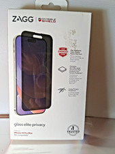 Genuine ZAGG Glass Elite Privacy Screen Protector for Apple iPhone 14 Pro Max