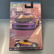 Hot Wheels Silver Series 99 Honda Civic Type R Ek 9 2/5 Compact Kings