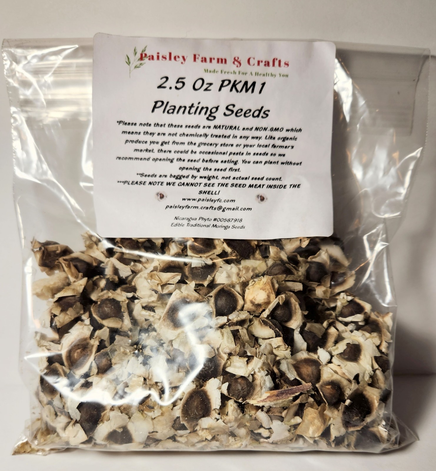 Moringa Oleifera PKM1 Seeds - US Customs Cleared - All Natural!