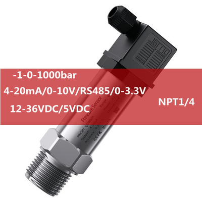 #ad NPT1 4quot; Pressure Transmitter 4 20mA 0 10V Water Gas Oil Liquid Pressure Sensor $109.75
