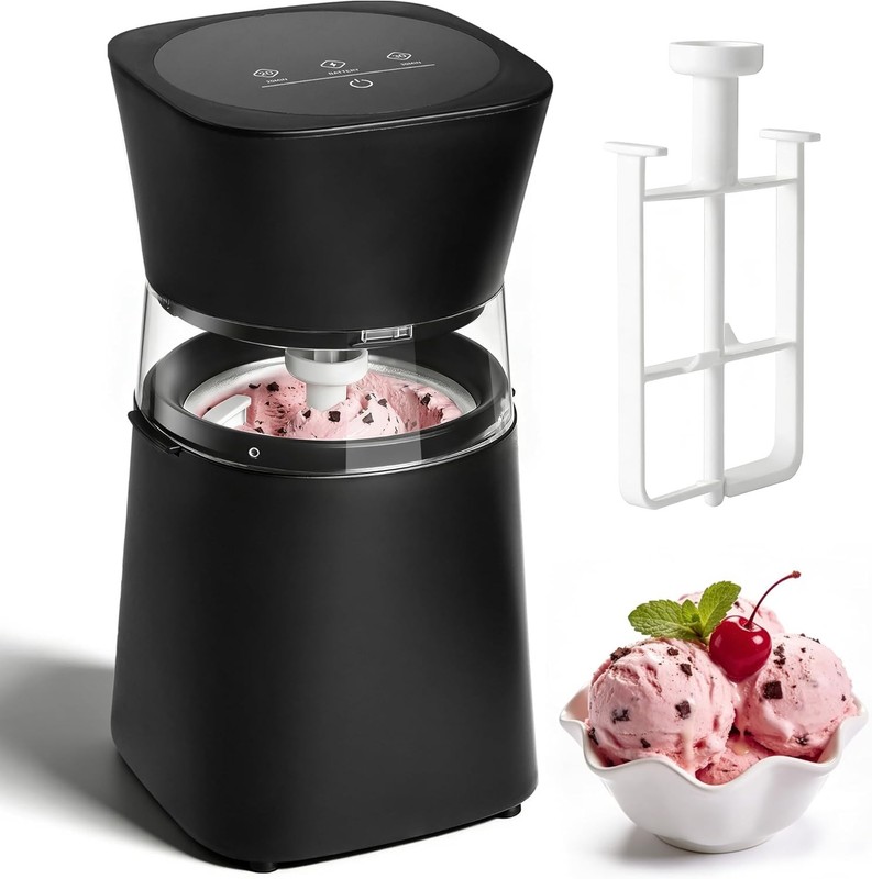 KITOART Ice Cream Maker Machine, Premium Electric Ice Cream Mini Maker Machine