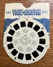 Vintage 1949 Sawyer's View-Master Reel 243 Broadmoor Cheyenne Mountain