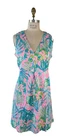 Lilly Pulitzer Amina Swing Dress  Sleeveless Mandevilla Baby Hip Nautic Size L