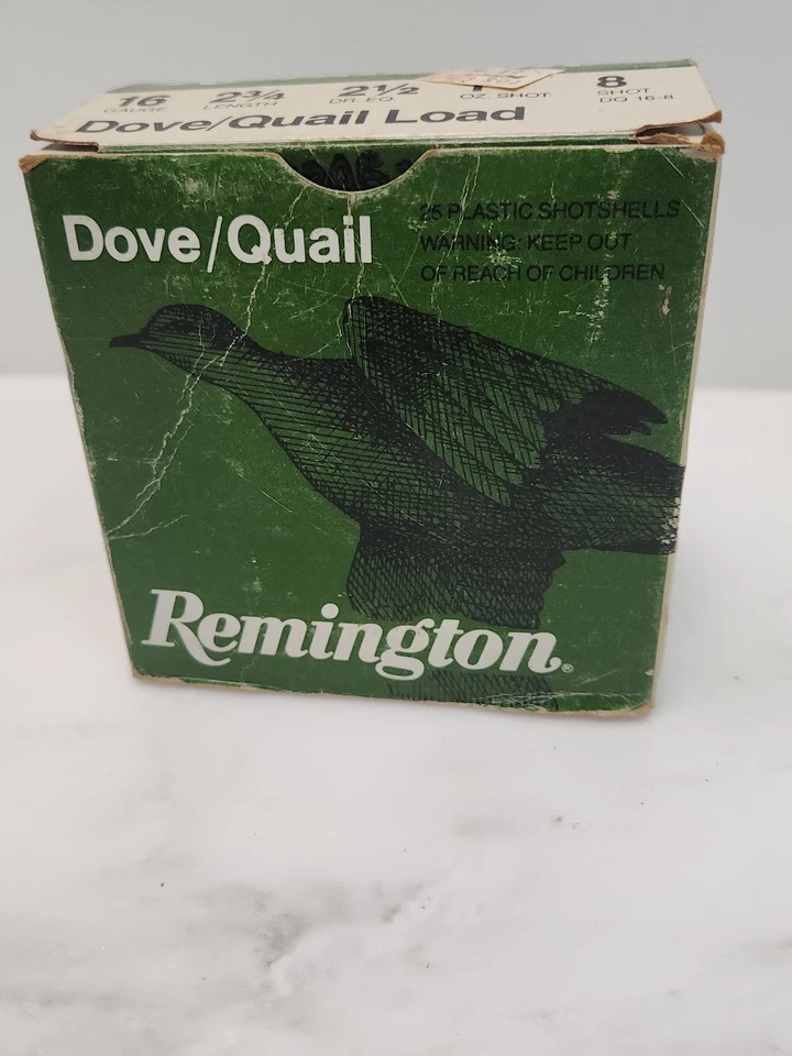 Remington Dove Quail Load 16 Gauge Shotgun Empty Box - Image 3 of 4