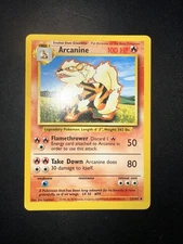 Pokémon TCG Arcanine Base Set 23/102 Regular Near Mint