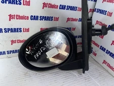 Toyota Aygo 2012 Manual WHITE PASSENGER  LEFT wing door mirror E8013775