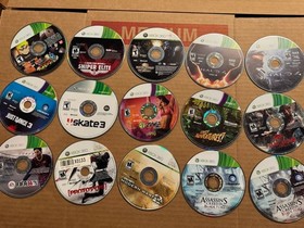 Mixed Lot of 84 Loose Untested Video Game Discs Scratched resurface & repair