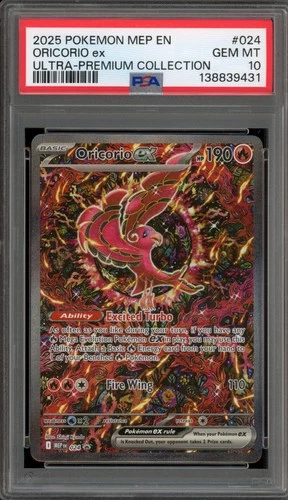 Pokemon Oricorio ex Mega Charizard X ex UPC Promo #024 PSA 10 Gem Mint