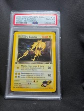 2000 Pokemon Rocket's Zapdos Gym Challenge #15 1st Ed Holo PSA 8 on eBay