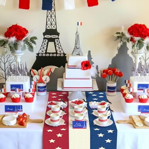 4th of July Gnome Stars Table Runner Patriotic Memorial Day Independence Day - Picture 4 of 8