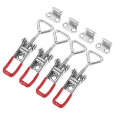 4 Pcs Tool Box Latches Hardware Heavy Duty Hasp Corner Fastener Toggle