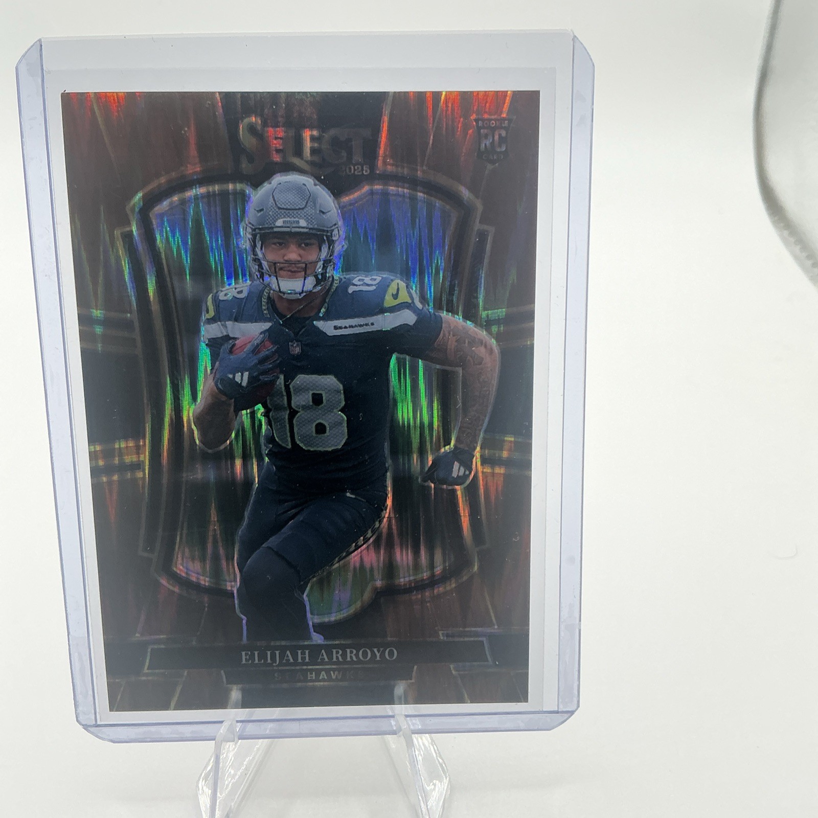 2025 Panini Select - Premier Level Elijah Arroyo #114 Copper Shock Prizm /899 RC