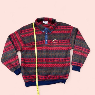 Vintage Yellowstone Sweatshirt Arctic Image Multicolor Native Aztec Southwest XL