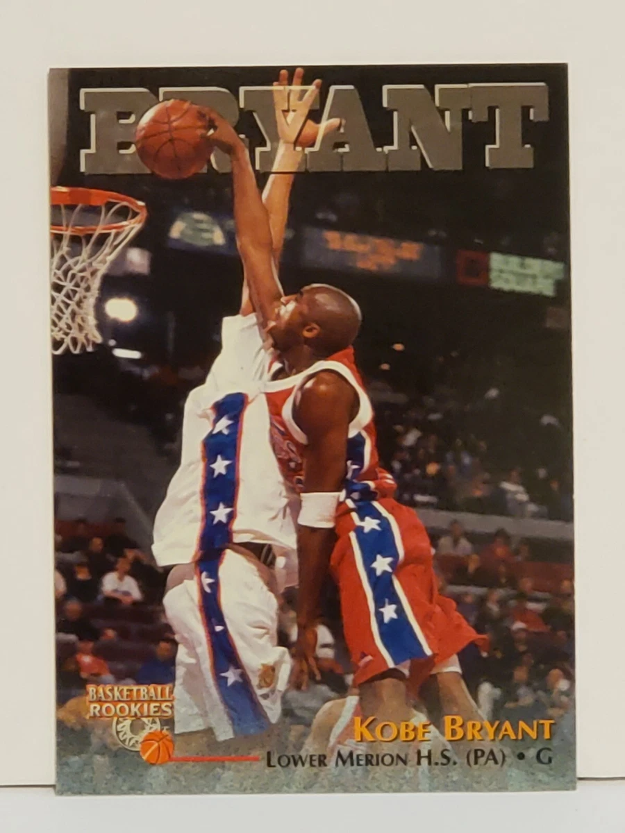 1995 96 Score Board 15 Kobe Bryant Rookie Card Lower Merion High