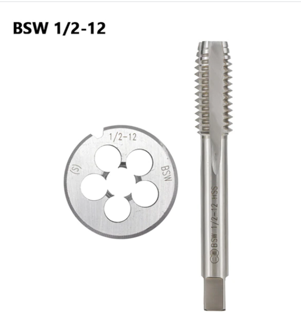 1set BSW 1/212 right hand tap and die eBay