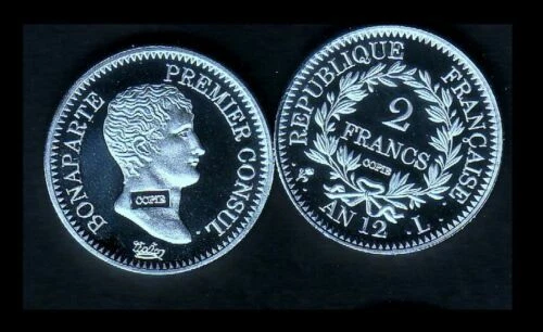 Pièces de monnaie françaises de 2 francs qualité FDC