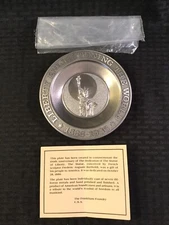 VINTAGE THE FRANKHAM FOUNDRY 100TH ANNIVERSARY OF THE STATUE OF LIBERTY 6” PLATE