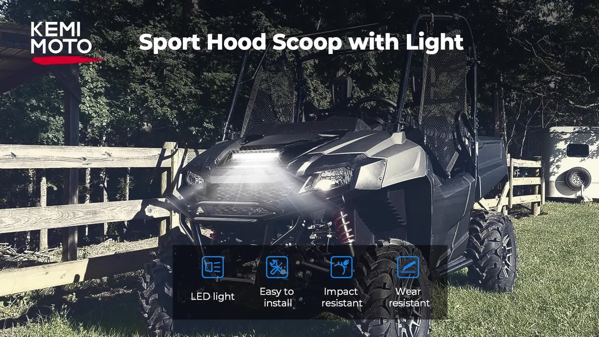 XATVXUTV Honda Pioneer 700 Front Spotlight - A-Pillar LED Light For UTV Off-Roading - View #3