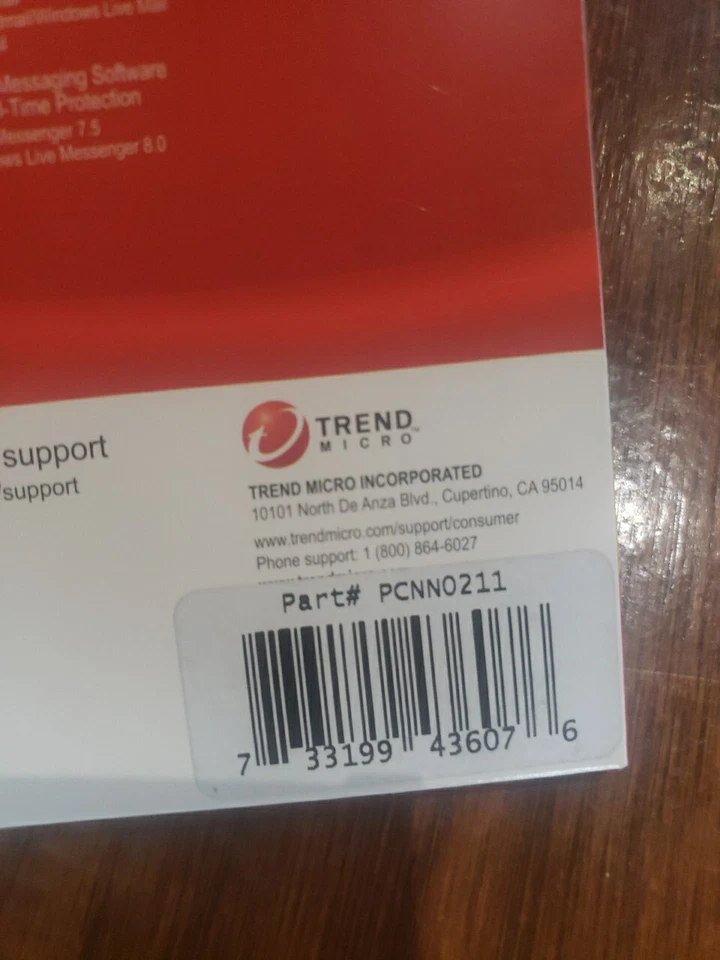 Trend Micro Antivirus 2008 PC Antivirus Disc OPEN BOX PART# PCNN0211 - Image 4 of 4