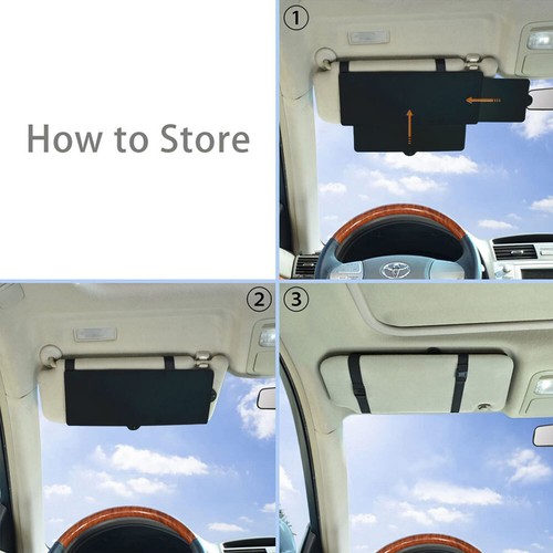 Car Truck Sun Visor Extension Board Extender Front Side Window Shade XG .i - Picture 4 of 9