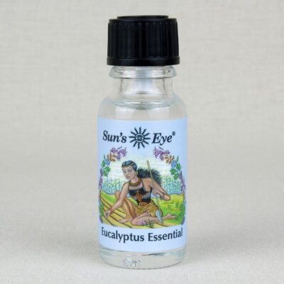 Eucalyptus, Sun's Eye Essential Oil, 1/2 Ounce Bottle