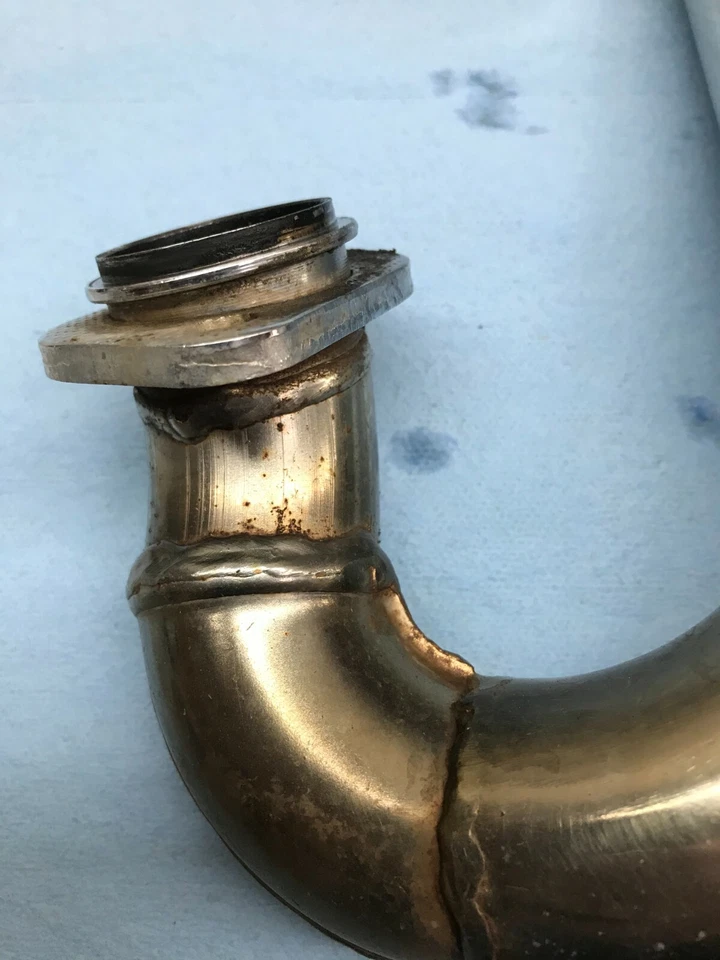 Tubo de escape delantero gas gas TXT280, buen estado de limpieza parece encajar en la era 95-04. Foto 3 de 4