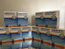 Unistrip 1 Blood Glucose Test Strips 500 Qty.  Exp 11/2026. Free shipping  