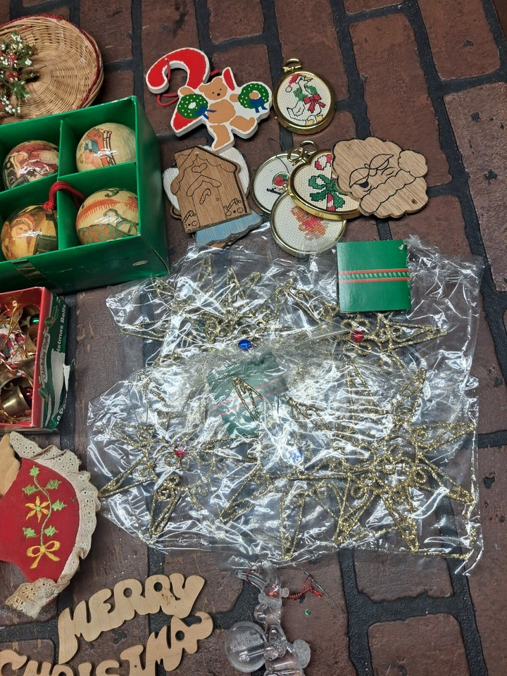 Vintage Christmas Ornaments Decoration Lot eBay