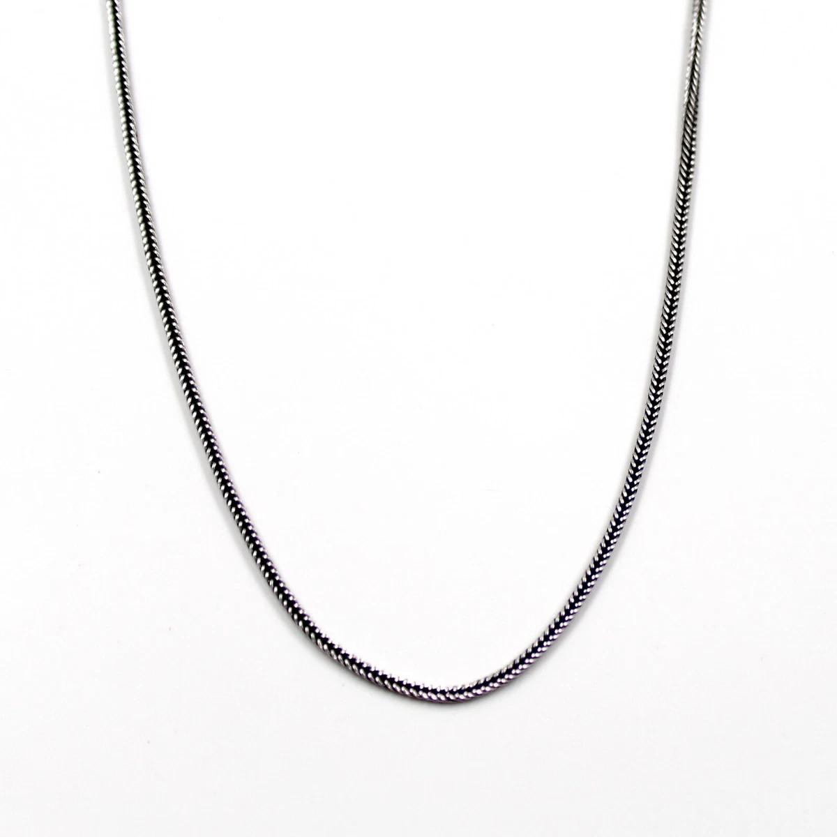 Plain sterling silver necklace online