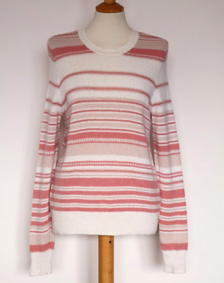 Include Peter Hahn 100% Kaschmir Super Soft Rosa Creme Pullover Gr.  D 36