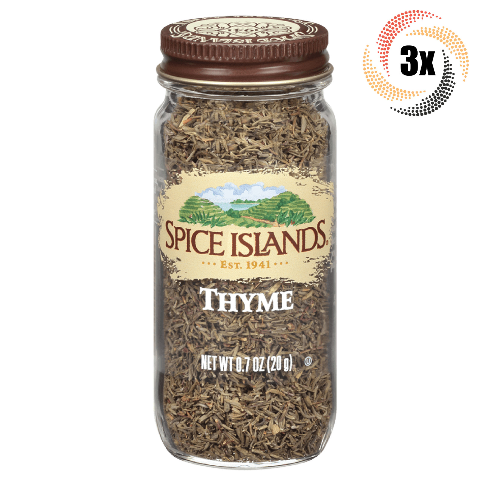 3 баночки Смеси приправ со вкусом тимьяна Spice Islands | 7 унций | Быстрая доставка