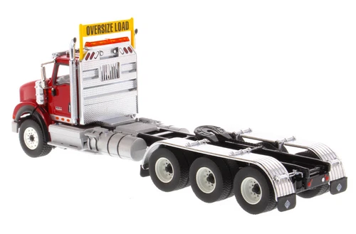 INTERNATIONAL HX620 DAY CAB TRIDEM TRACTOR RED 1/50 DIECAST MASTERS 71008 - Picture 4 of 5