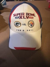 Stadium Collection NFL SUPER BOWL XLV Red Blue HAT PACKERS STEELERS Msrp $39.00
