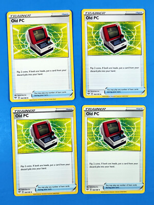 Pokemon Old PC 164/189 x4 lot Trainer card set - Darkness Ablaze Item Card